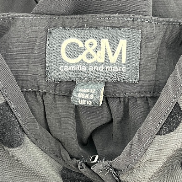 Camilla & Marc | Black Polka Dot Mini Dress - Picture 12 of 16